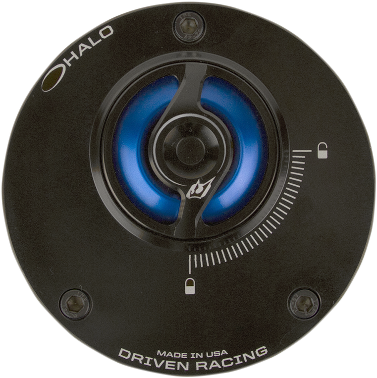 Driven Racing Fuel Cap - Halo - Blue