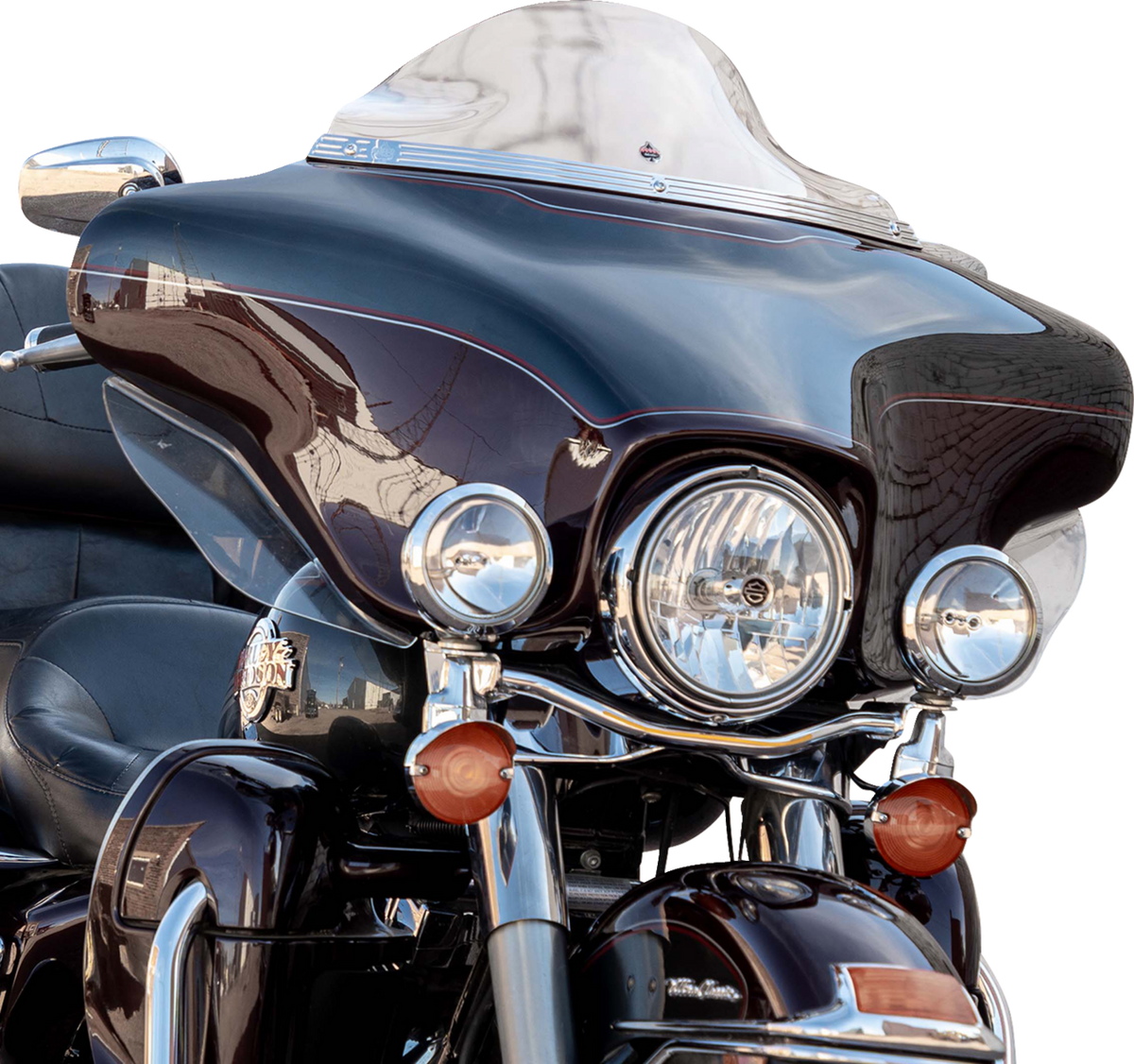 Klock Werks Flare® Windshield - 6-1/2" - Clear - '96-'13 FLH
