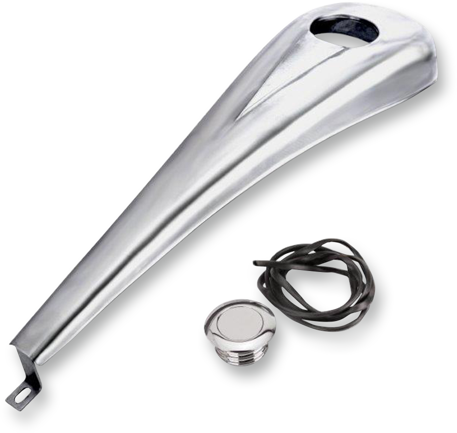 Paul Yaffe Bagger Nation Steel Dash Kit For 6-Gallon Tank - Chrome