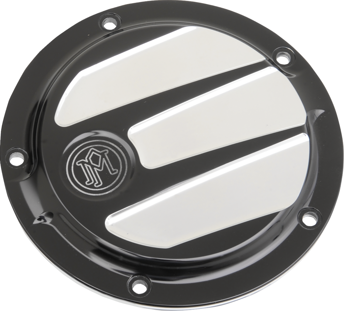 Performance Machine (PM) Derby Cover - Scallop - Black/Platinum Cut™