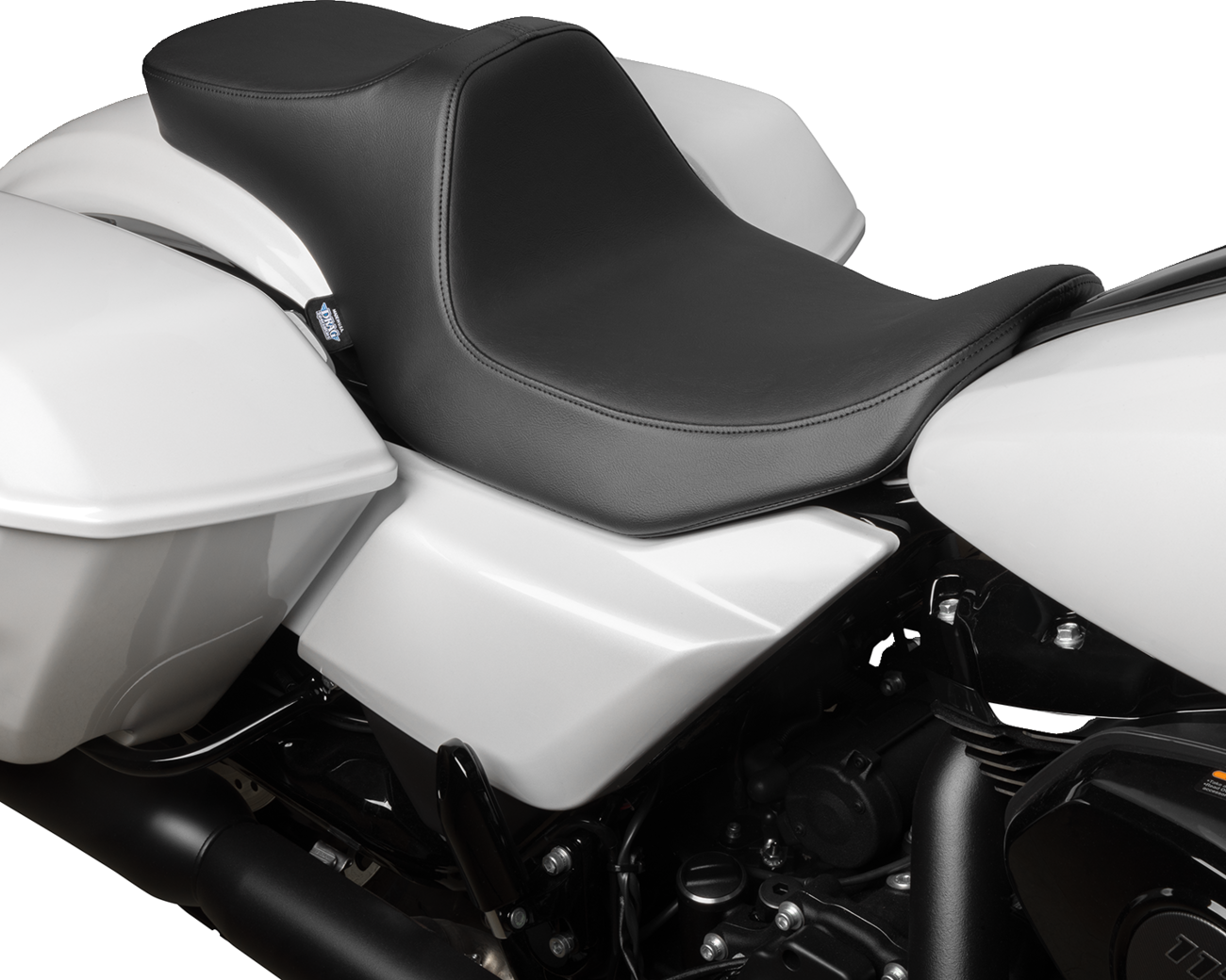 Drag Specialties Seats Predator III 2-Up Seat - Vinyl - Smooth - FLT/FLH '23-'24