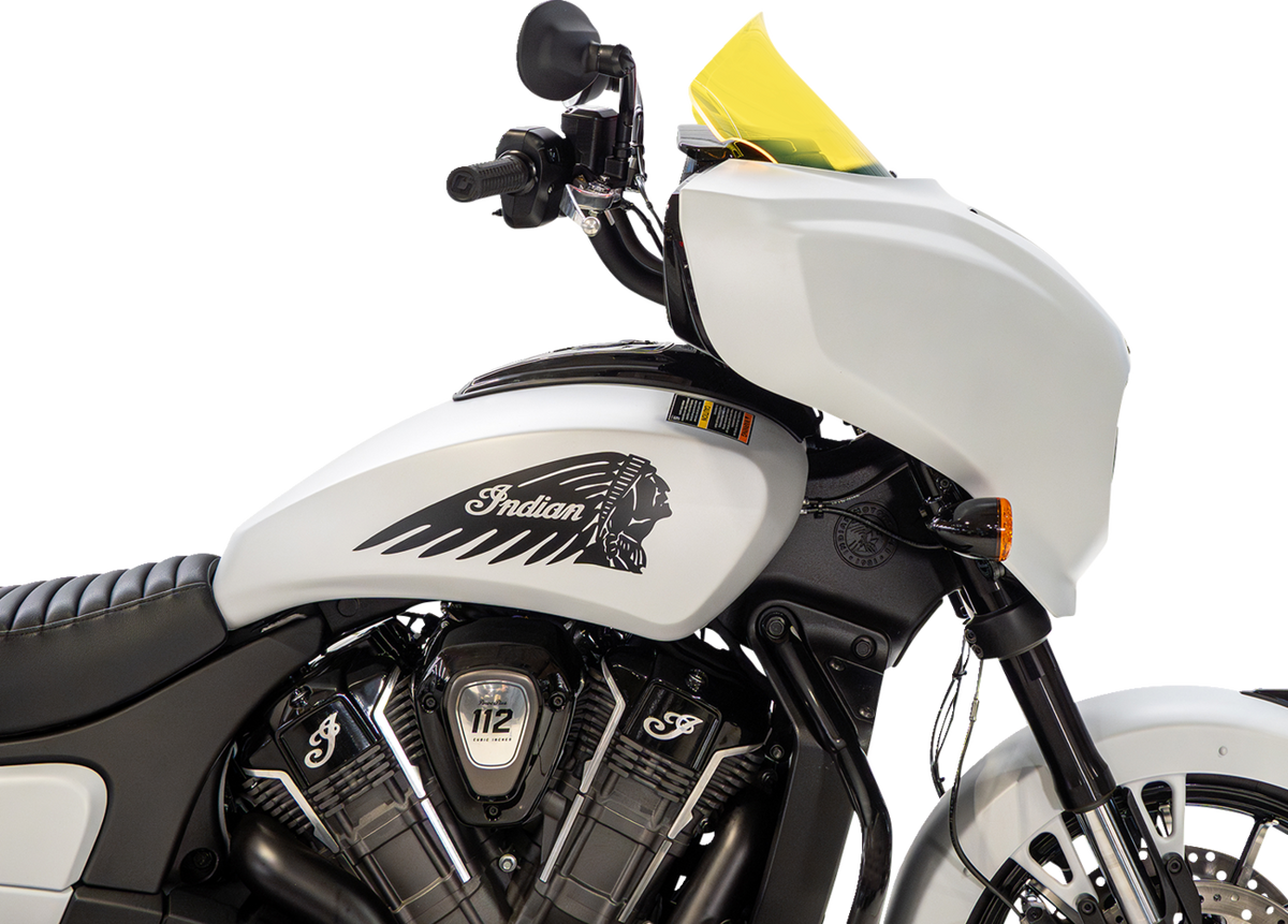 Klock Werks Windshield - 9" - Yellow Ice - Chieftain PowerPlus/Roadmaster PowerPlus