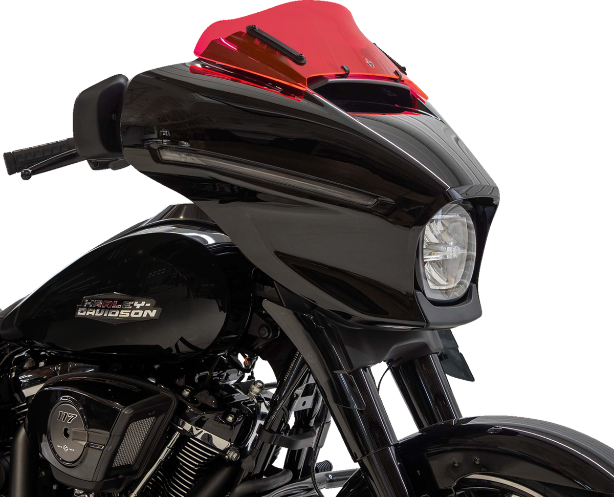 Klock Werks Ice Flare® Windshield - 6-1/2" - Pink Ice - FLHX