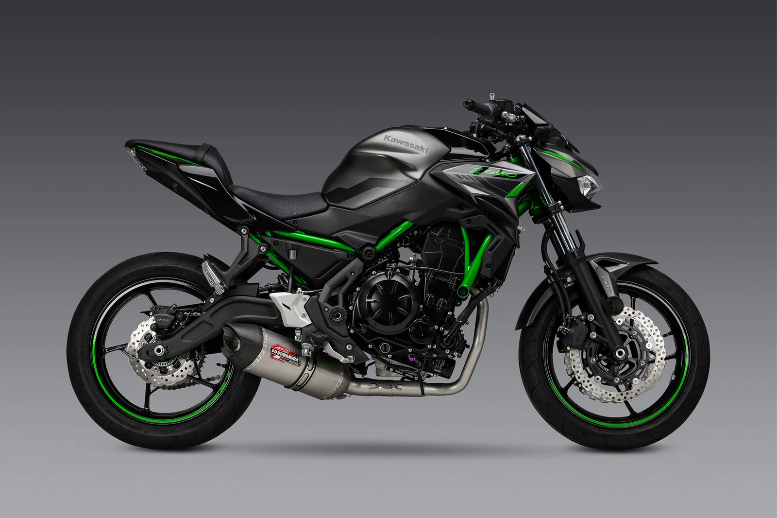 Yoshimura NINJA/Z 650 17-26 Race AT2 Stainless Full Exhaust, W/ Stainless Muffler