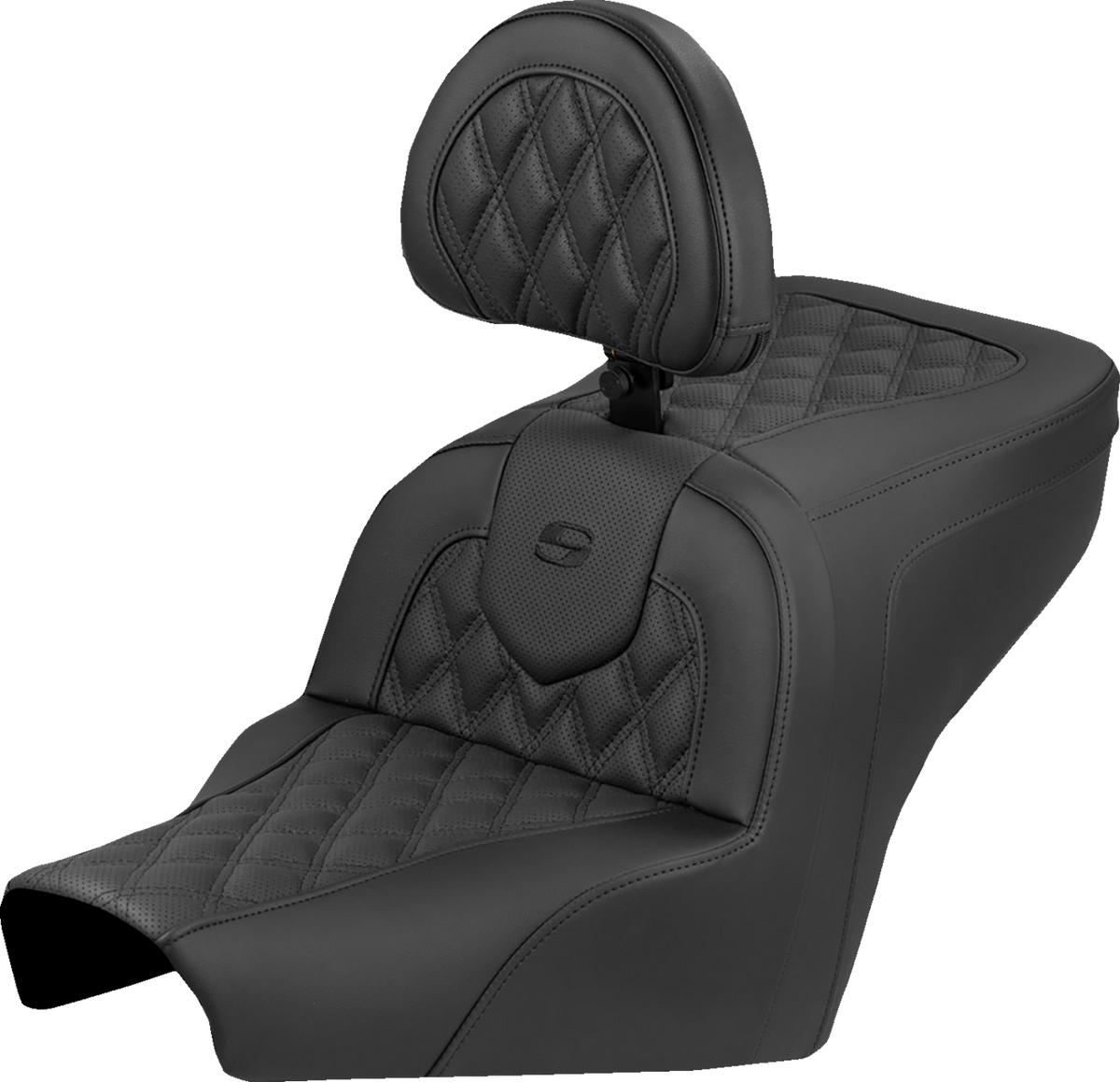 Saddlemen Roadsofa™ Seat - Lattice Stitch - With Backrest - BMW R18 '22-'25