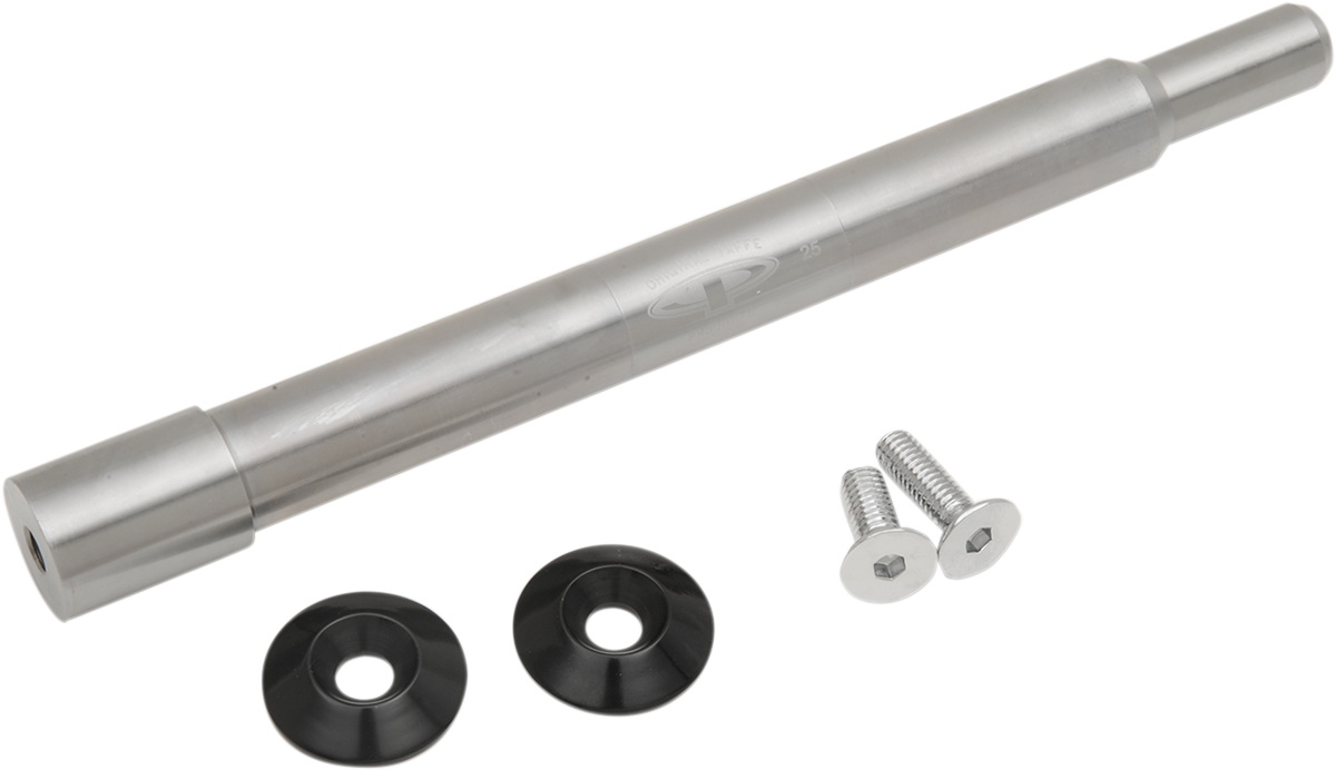 Paul Yaffe Bagger Nation Y-Axle With Smooth Style Axle Cover Kit - Custom - Front - Black - 25 MM
