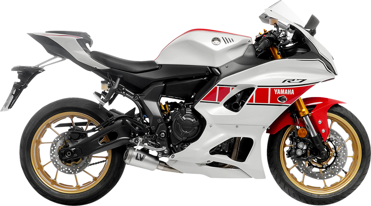 LeoVince 2-Into-1 LV-10 Exhaust System - Stainless Steel - Yamaha 700