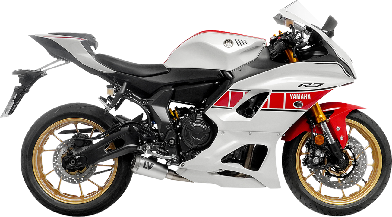 LeoVince 2-Into-1 LV-10 Exhaust System - Stainless Steel - Yamaha 700