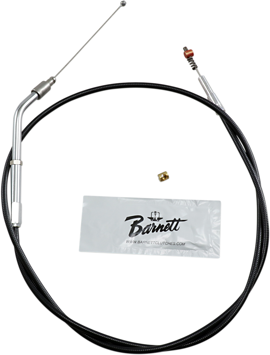 Barnett Black Vinyl Idle Cable - +6" Size - 37-1/2" Length