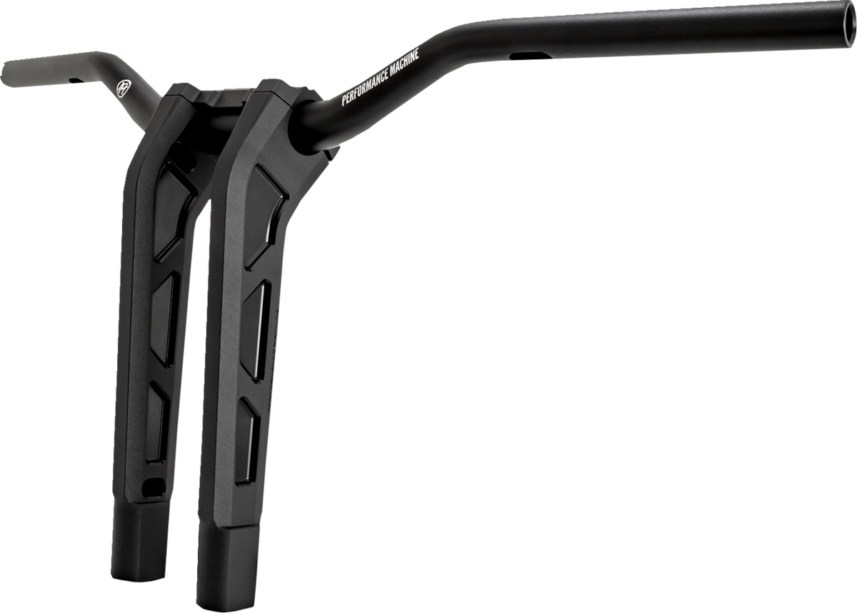 Performance Machine (PM) Phatbar & Riser Kit - Internal Wiring - 11-1/2" - Black Ops