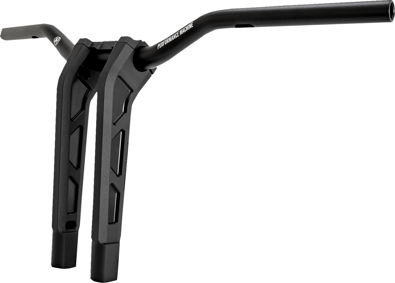 Performance Machine (PM) Phatbar & Riser Kit - Internal Wiring - 11-1/2" - Black Ops