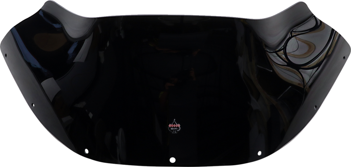 Klock Werks Flare® Windshield - 9" - Black - '85-'92 FXRP