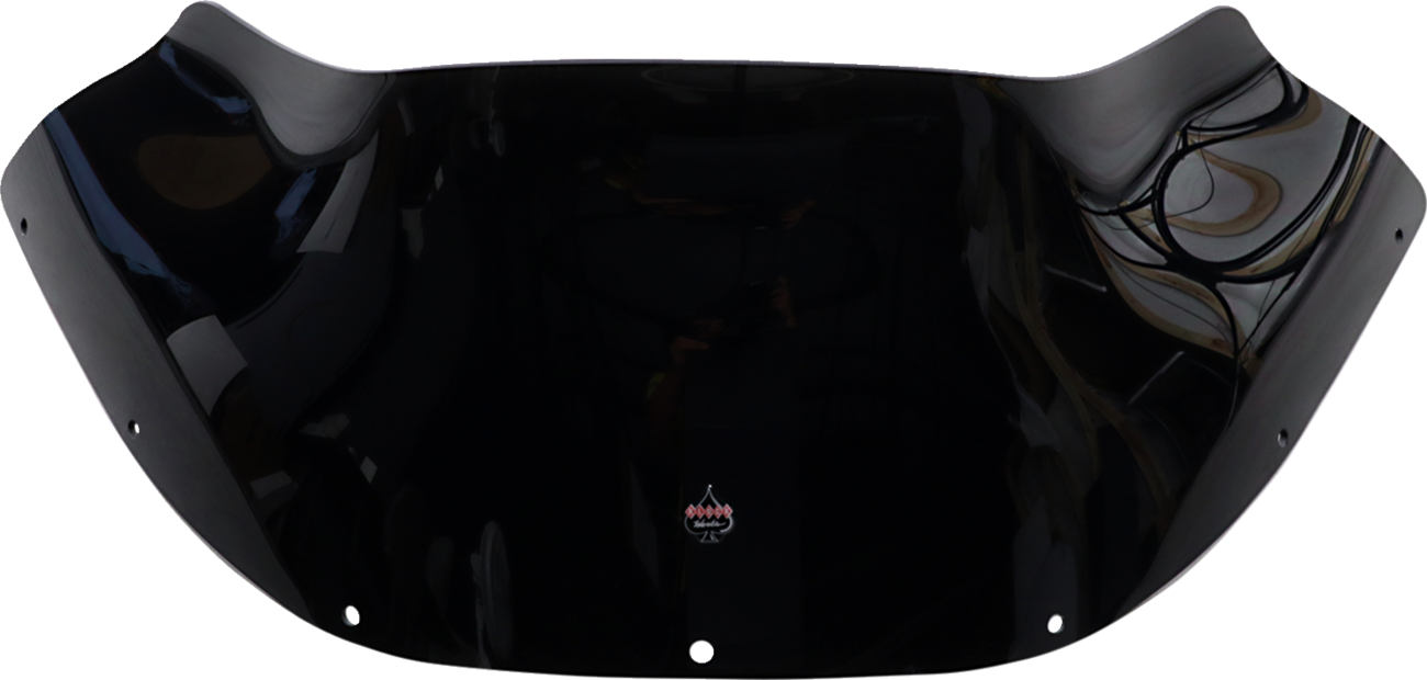 Klock Werks Flare® Windshield - 9" - Black - '85-'92 FXRP