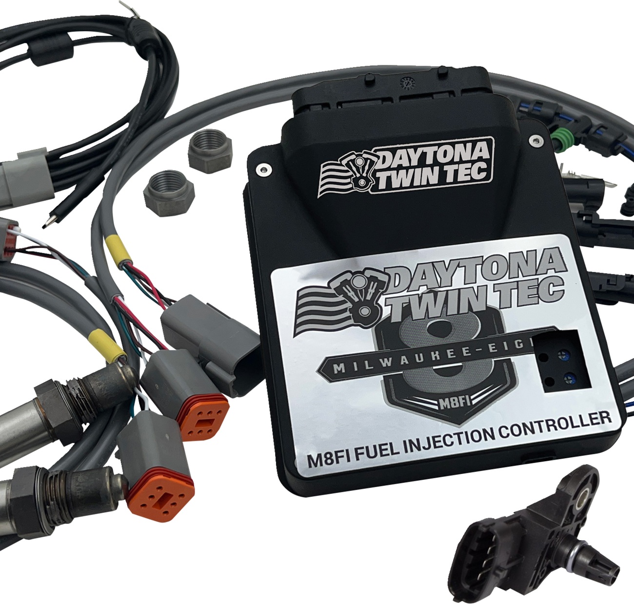 Daytona Twin TEC LLC Auto-Tune Electronic Fuel Injection Control Module Kit With 2 BAR Manifold - M8 Touring/Trike
