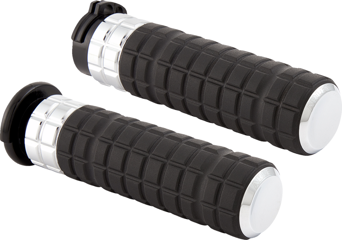 Arlen NESS SpeedLiner Grips - Cable - Chrome