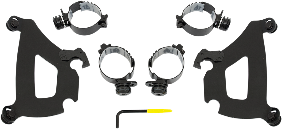 Memphis Shades Bullet Mounting Kit - Warrior - Black
