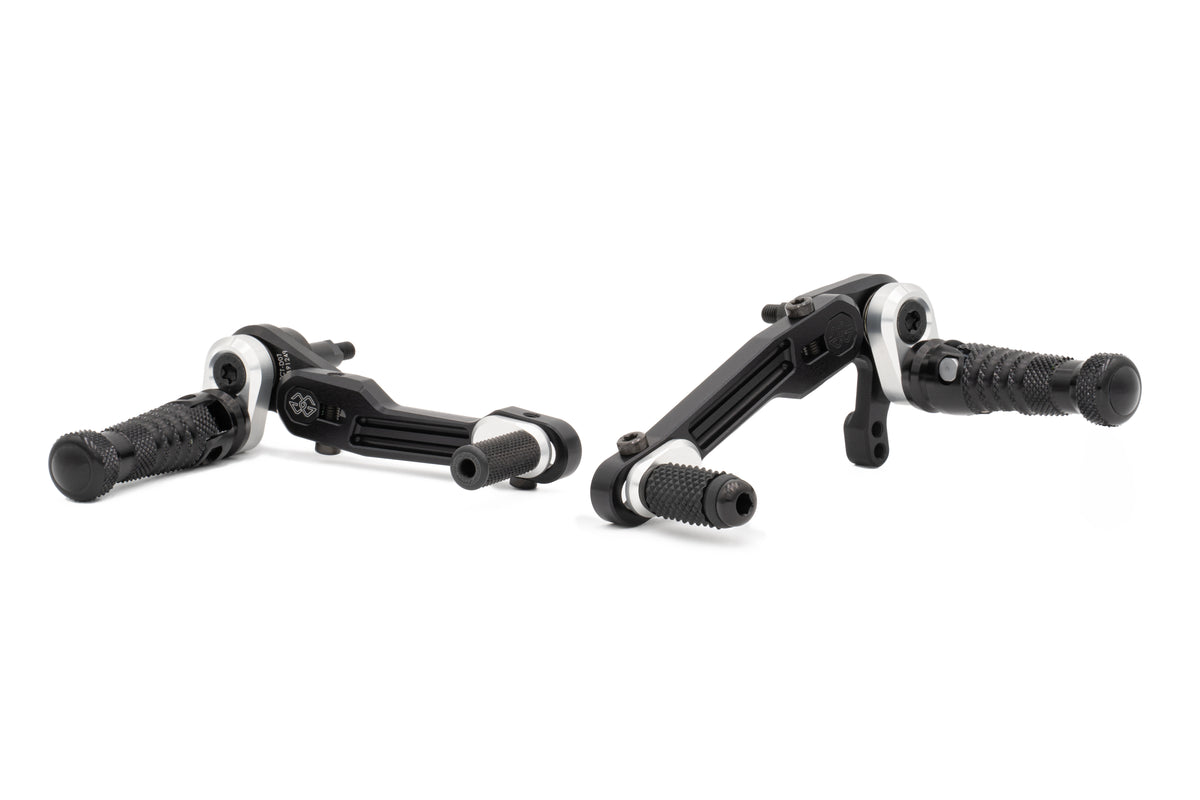 Gilles Tooling Footrest System RCT10GT D07 Black-Silver