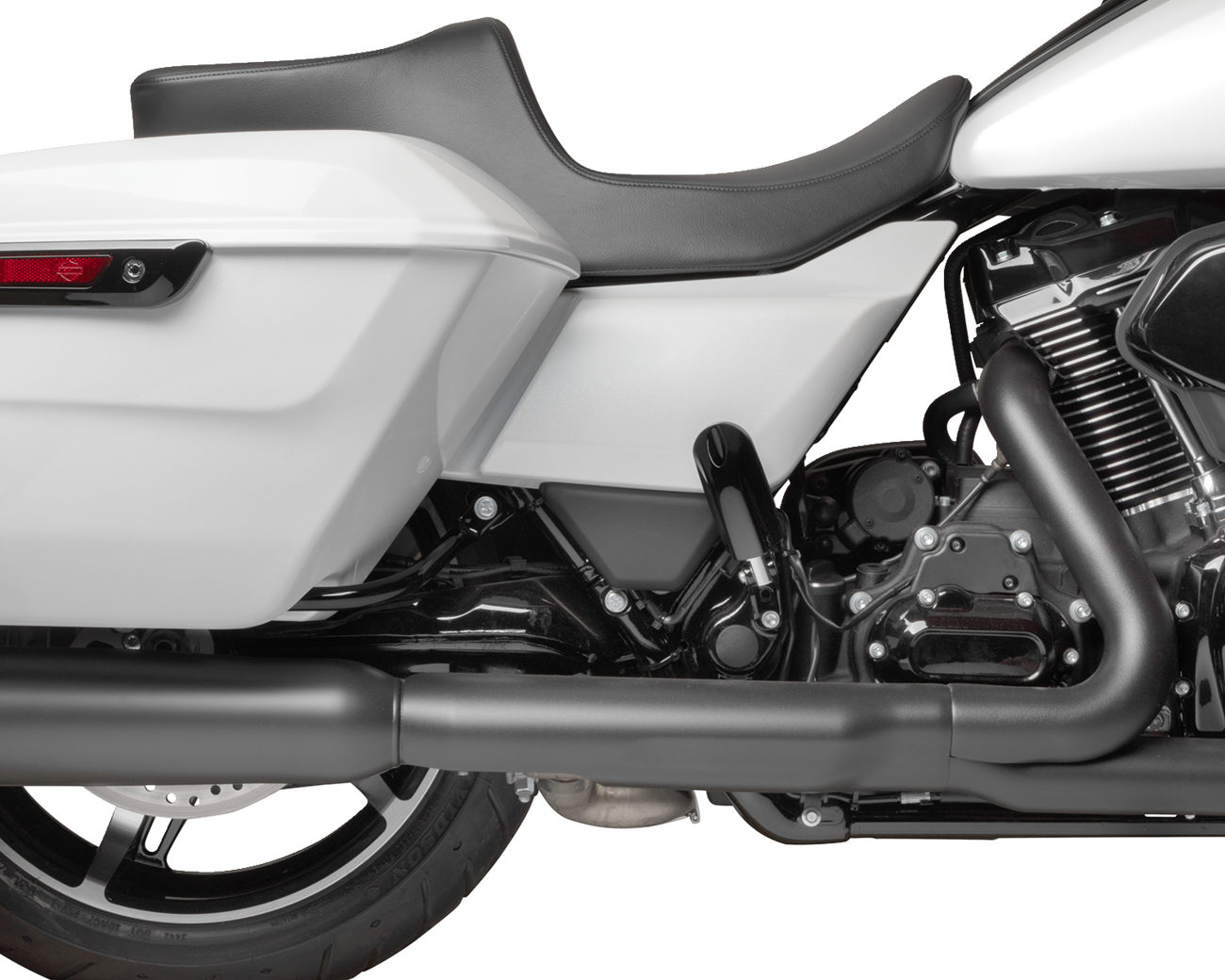 Drag Specialties Seats Predator III 2-Up Seat - Vinyl/Solar Leather - Smooth - FLT/FLH '23-'24