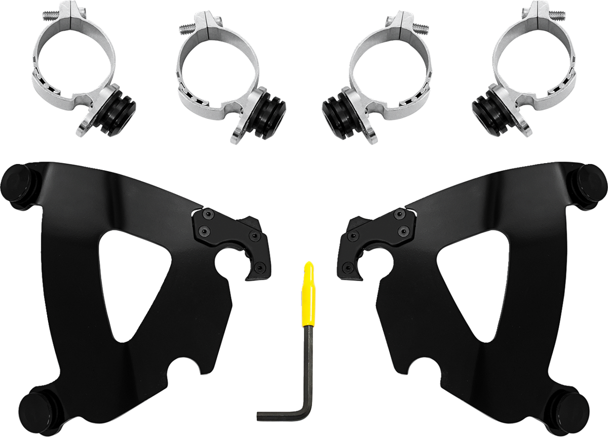 Memphis Shades Road Warrior Mounting Kit - Black - Chief
