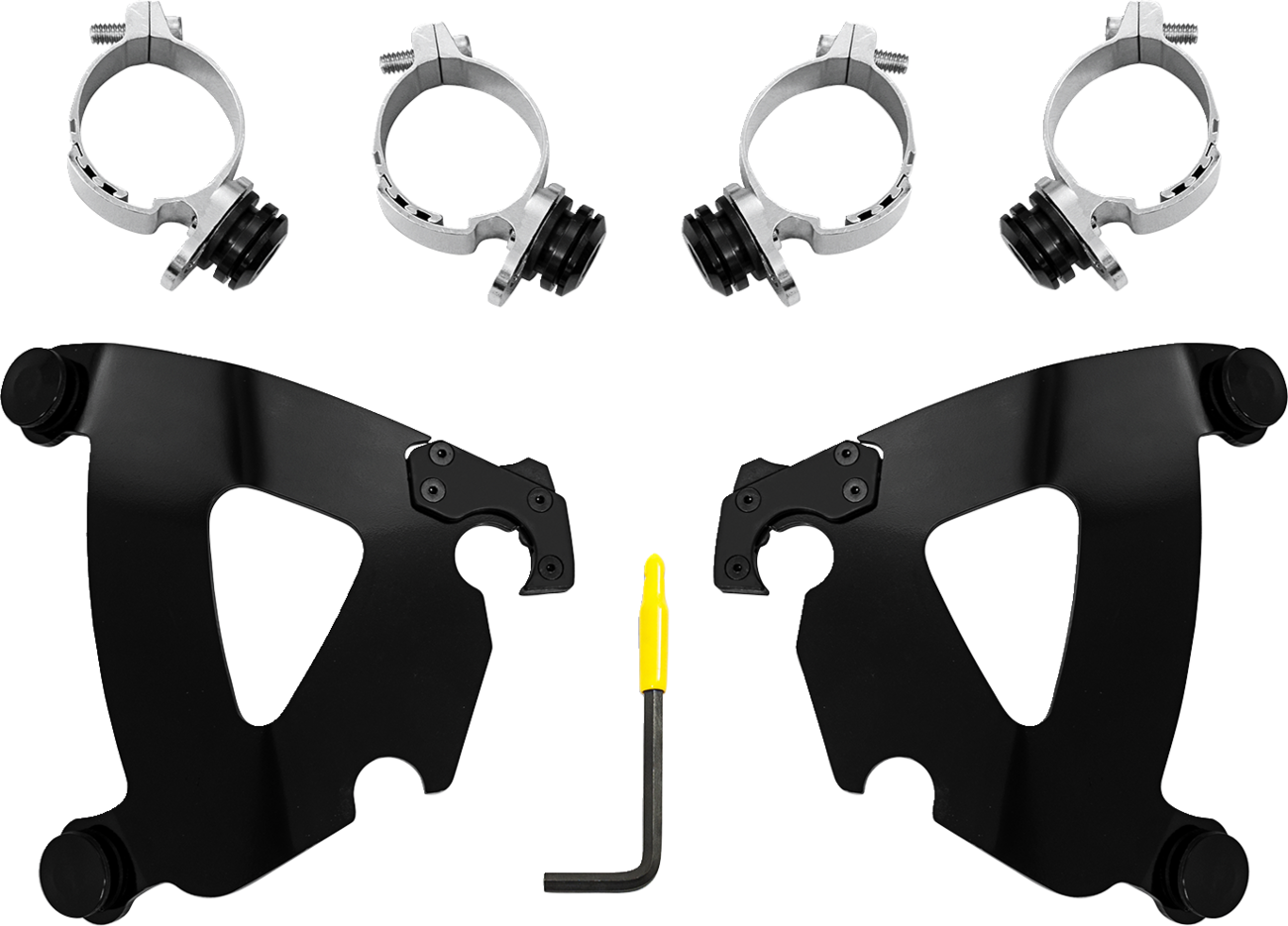 Memphis Shades Road Warrior Mounting Kit - Black - Chief