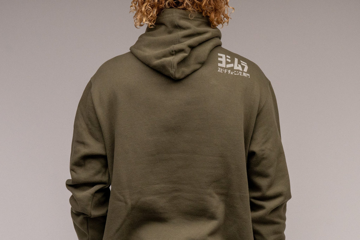 Yoshimura Intro Pull Over Hoodie Army Green