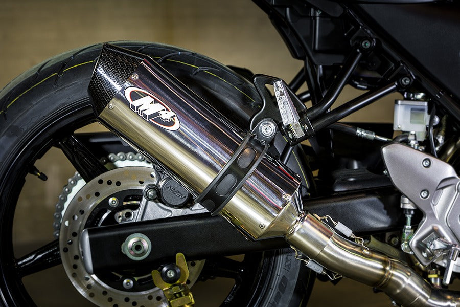 M4 Exhaust 2017 SV-650 Full System with Polished muffler