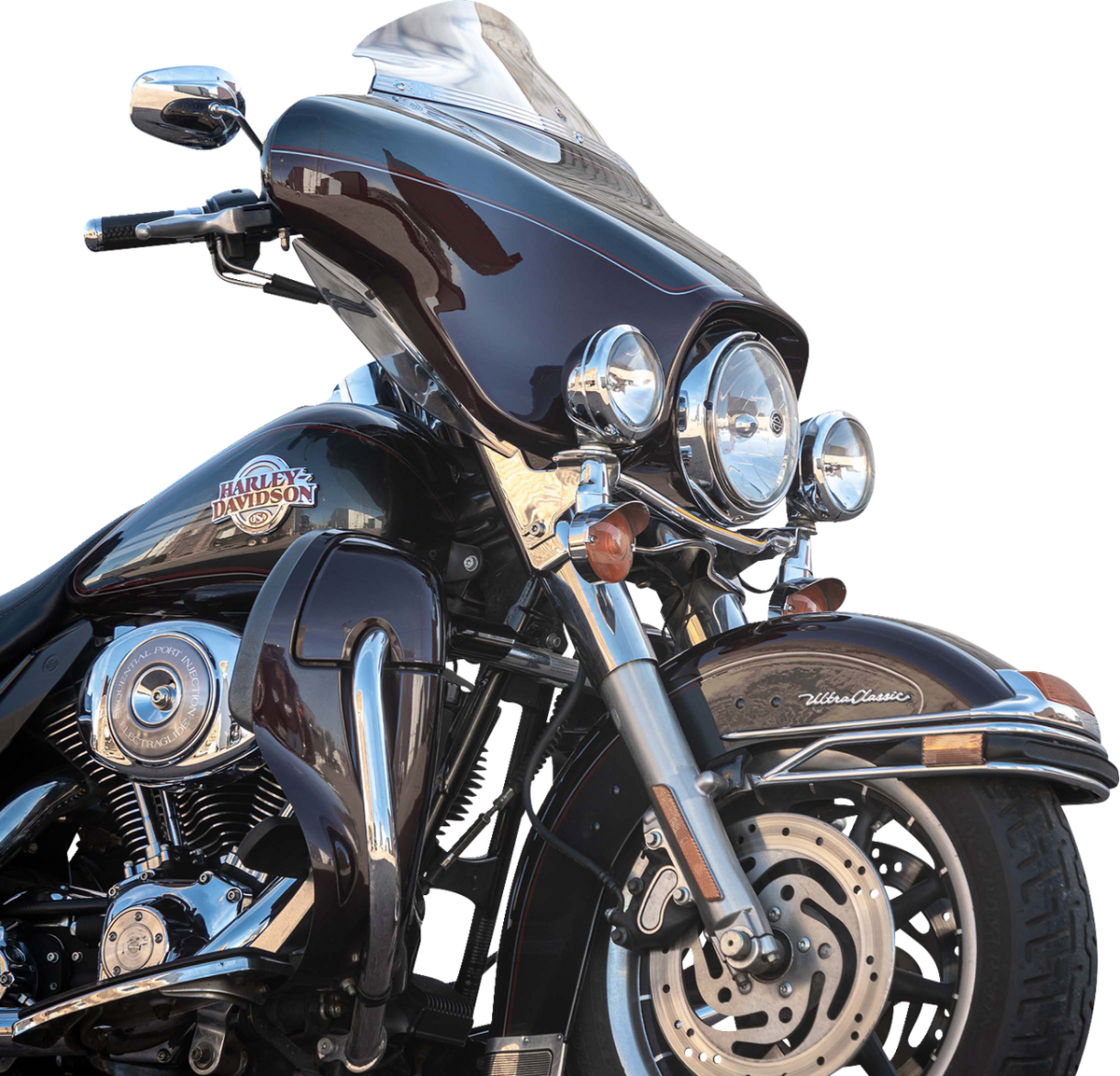 Klock Werks Flare® Windshield - 6-1/2" - Clear - '96-'13 FLH