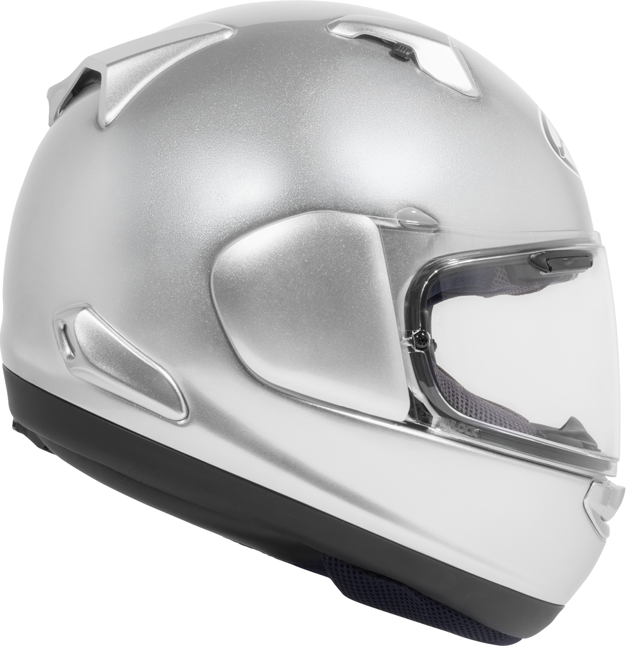 ARAI Helmets Quantum-X Helmet - Aluminum Silver / Gloss / Silver / XL