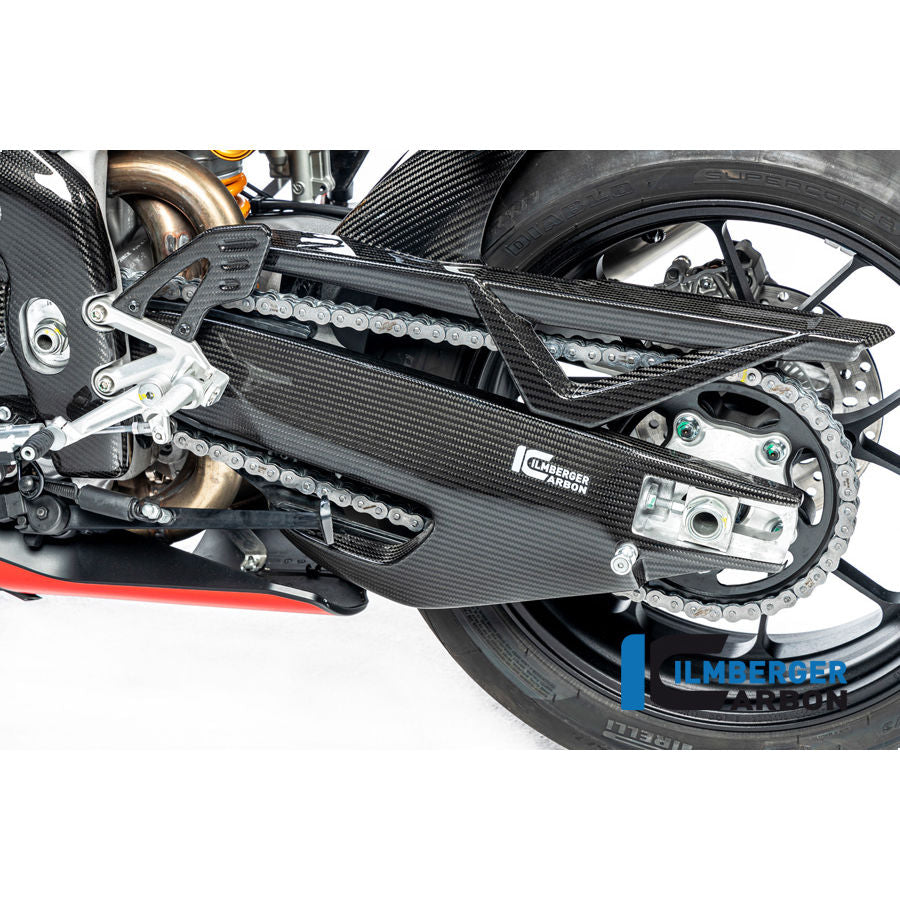 Ilmberger Carbon Fiber Swingarm Cover Set for Aprilia Tuono V4 1100 Factory