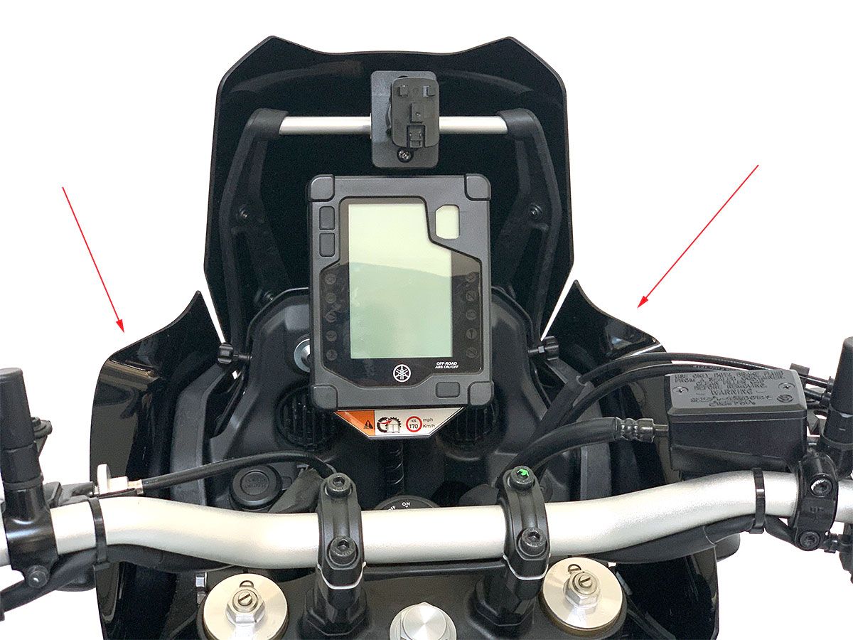 PAIR OVERSIZE SIDE DEFLECTORS WRS YAMAHA TENERE 700 2019-2024