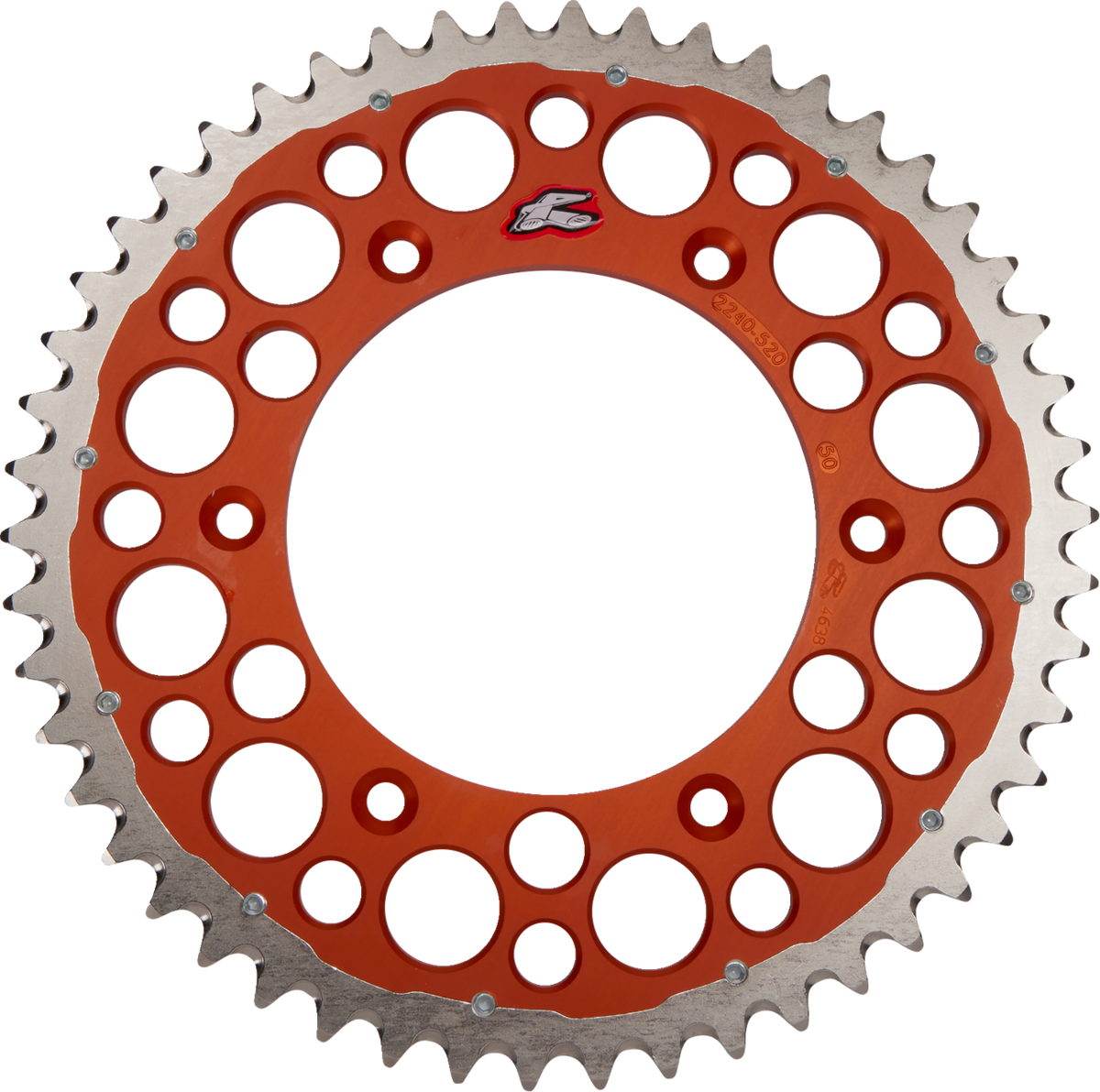 Renthal Twinring™ Rear Sprocket - 50 Tooth - Orange