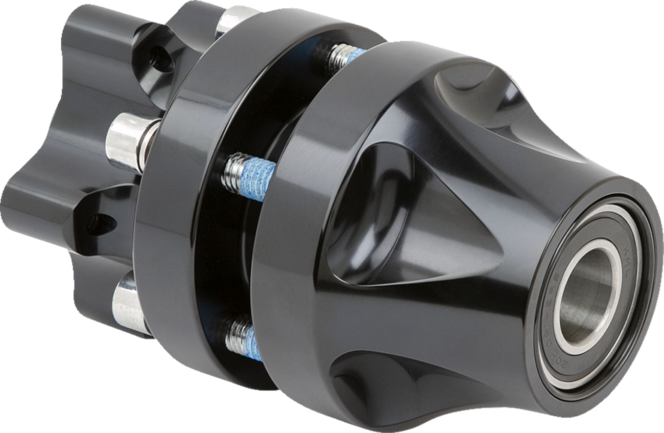 Arlen NESS Hub - Cartridge - Front/Single Disc - Black - Softail Standard/Street Bob