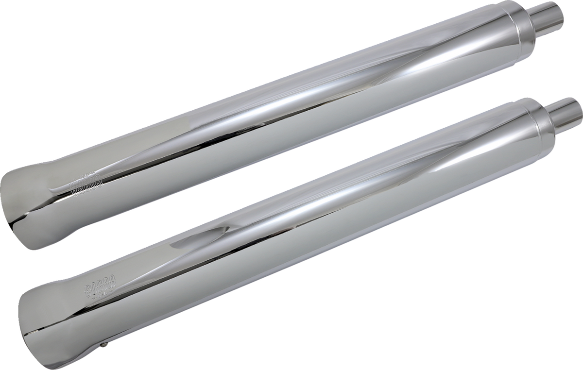 Cobra Neighbor Hater Series Mufflers - Chrome - Roadmaster/Chief/Vintage