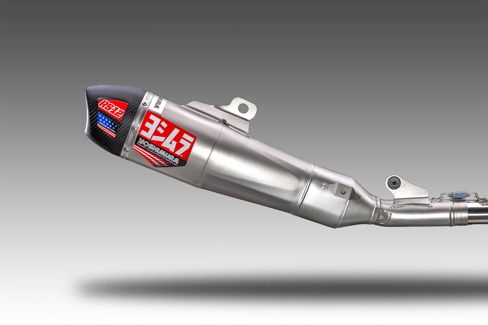 Yoshimura KX450/X 24-26 RS-12 Stainless Full Exhaust, W/ Stainless Muffler