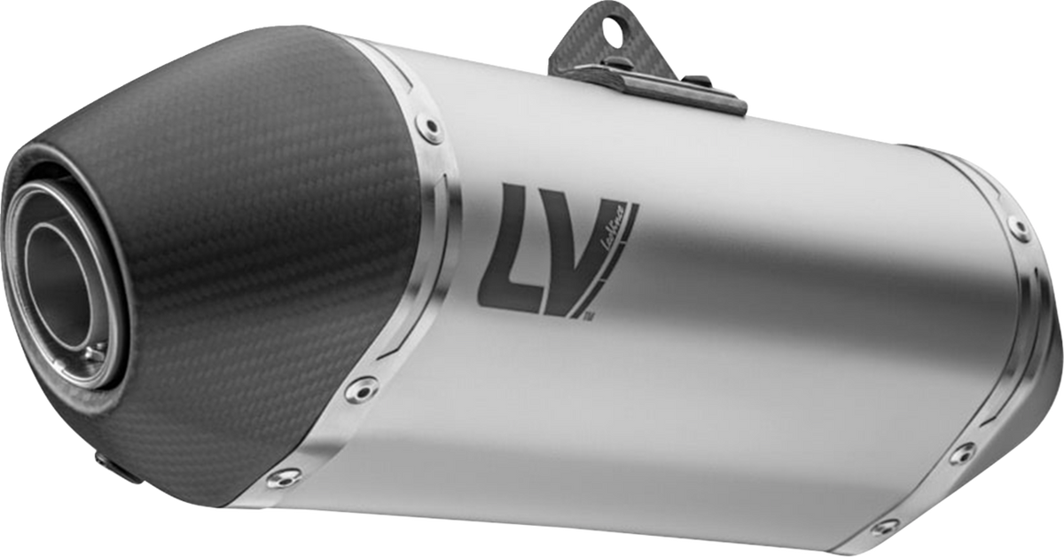 LeoVince LV-14 Slip-On Muffler - Stainless Steel - X-Cape 700