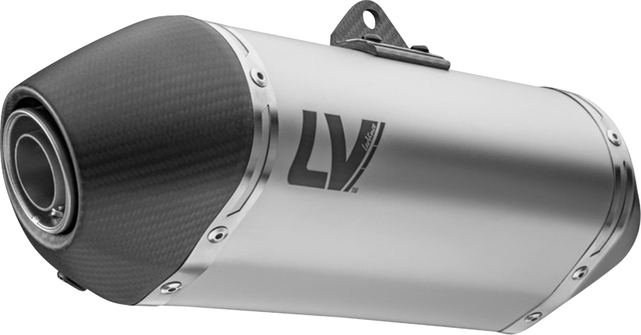 LeoVince LV-14 Slip-On Muffler - Stainless Steel - X-Cape 700