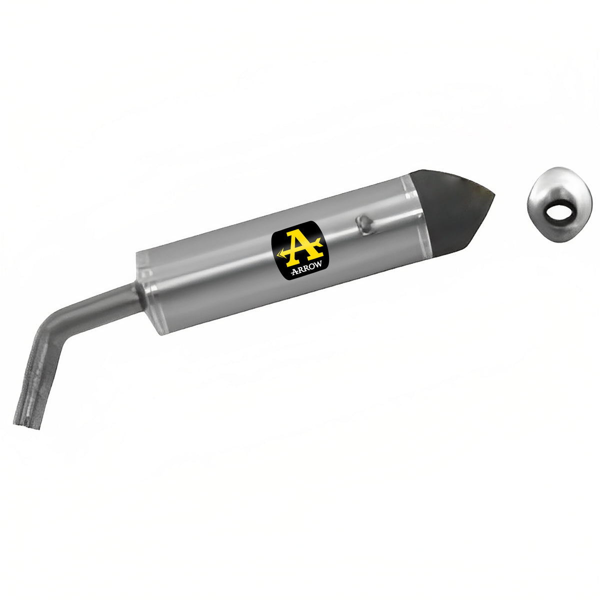 Arrow 72614AK Maxi Race-Tech Approved Aluminium Slip On With Carbon End Cap