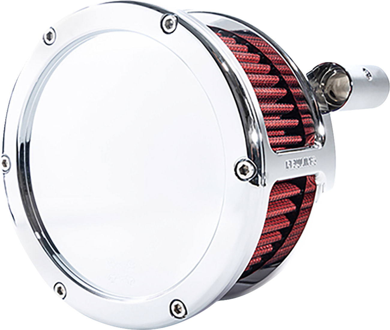 Feuling Parts BA Air Cleaner Kit - Chrome With Red Filter - '08-'17 Dyna/Softail/Touring