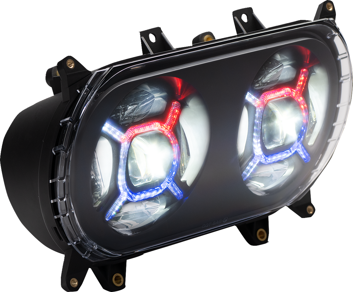 Custom Dynamics ProGLOW™ Double-X LED Headlight
