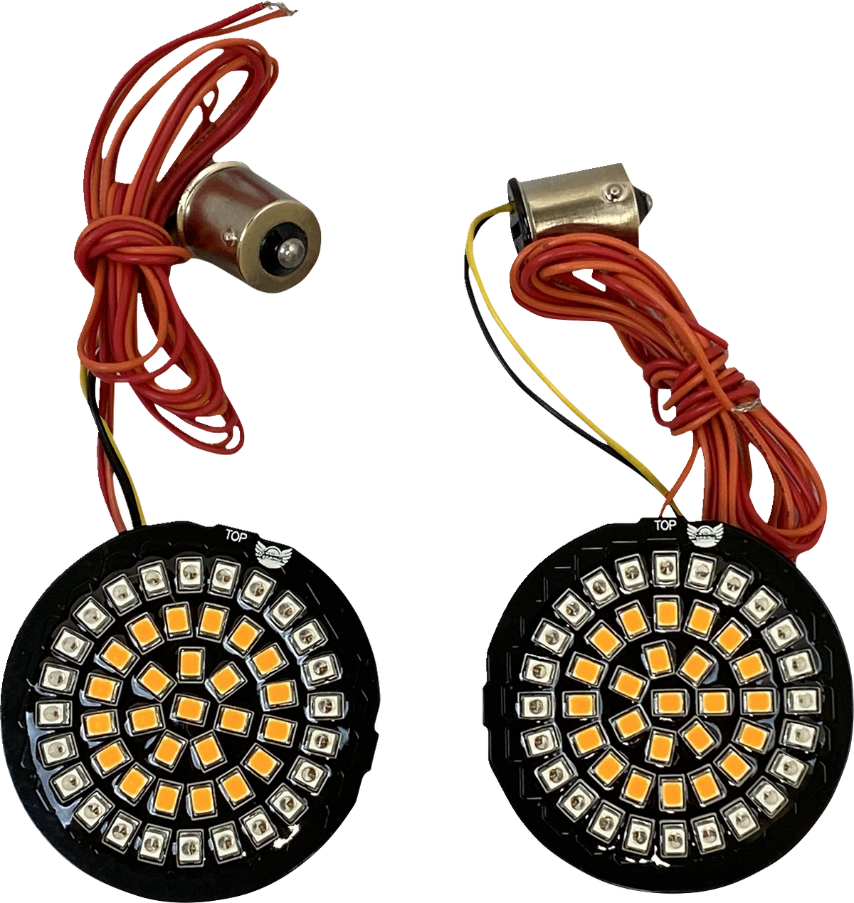 Custom Dynamics Bullet Rear Turn Signal - 1156 - Amber Lens