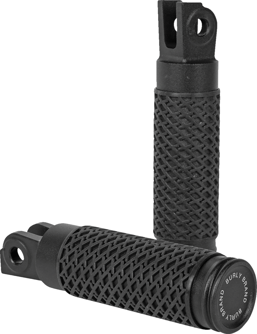 Burly Brand Slash Cut - Rider Foot Pegs - Black