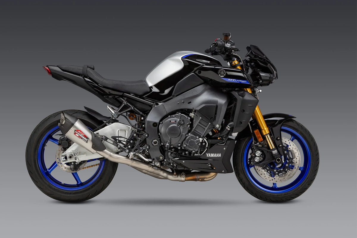Yoshimura MT-10 22-26 Race AT2 Stainless 3/4 Exhaust, W/ Stainless Muffler