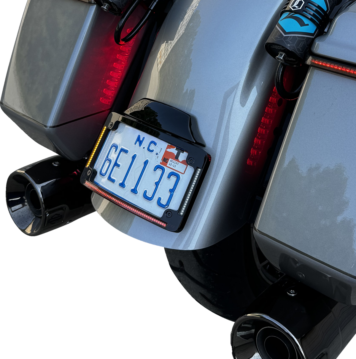 Custom Dynamics All-In-One Auxiliary LED License Plate Frame