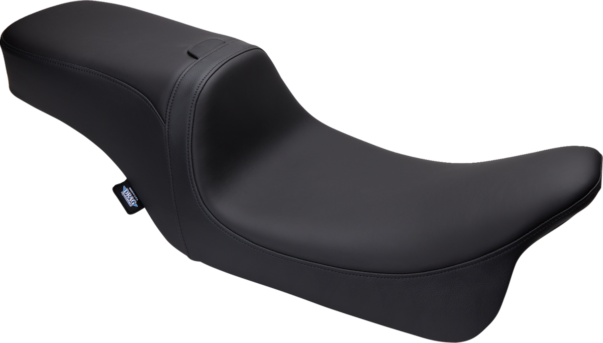 Drag Specialties Seats Predator 2-Up Seat - Solar Leather - Smooth - W/ Backrest Receptacle - FL '08-'23