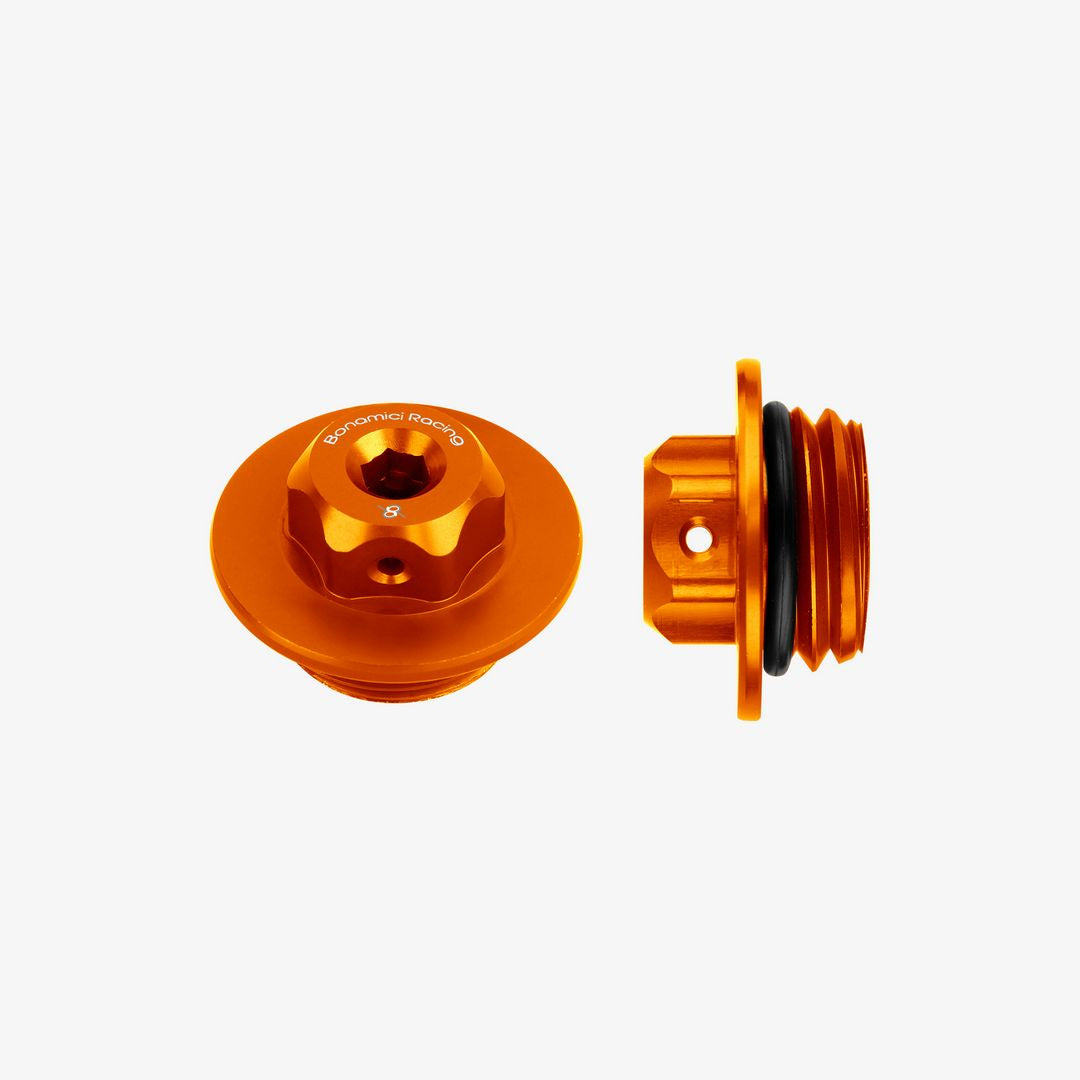 Bonamici Racing Oil Cap - M27x3 - Orange