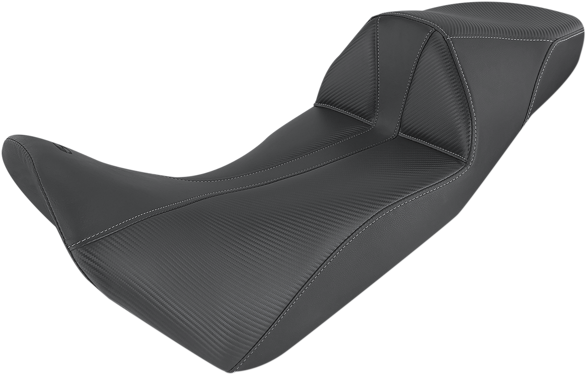 Saddlemen Adventure Tour Seat - One-Piece - Low - Stitched - Black - Africa Twin