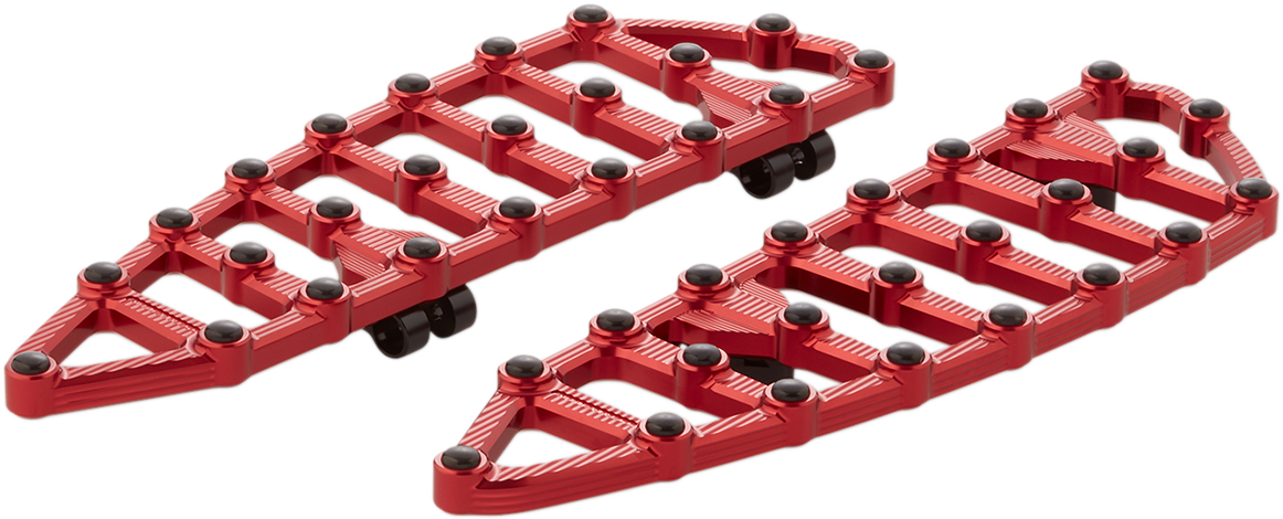 Arlen NESS MX Driver Floorboards - Red