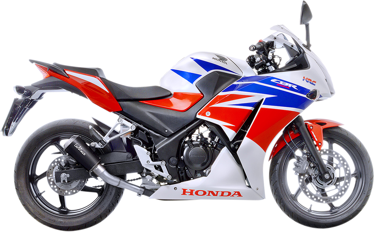 LeoVince LV-10 Slip-On Muffler - Black Stainless Steel - CBR300