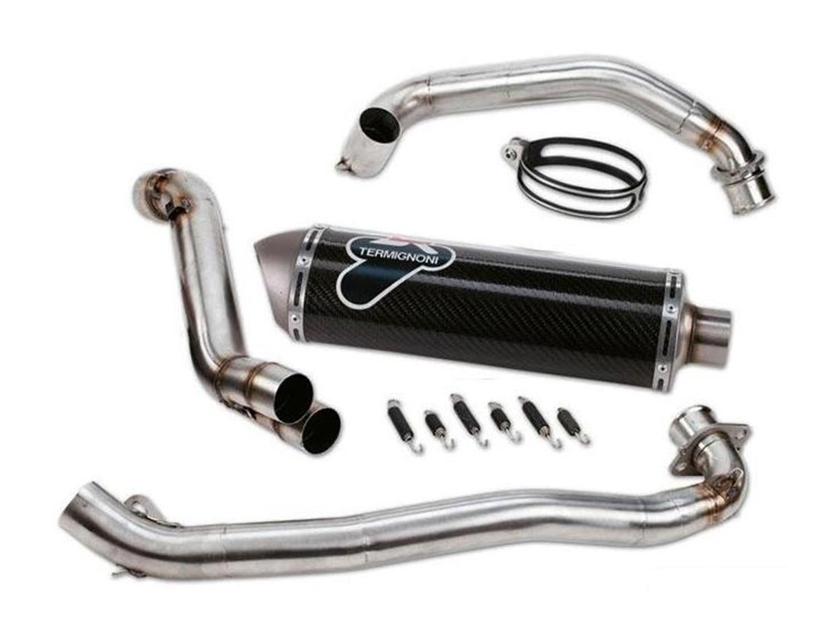 Termignoni 031CR Complete Exhaust Carbon Ducati Hypermotard 796