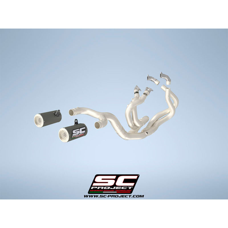 SC Project WSBK Full Titanium Undertail Exhaust System for Panigale V4 V4S V4R